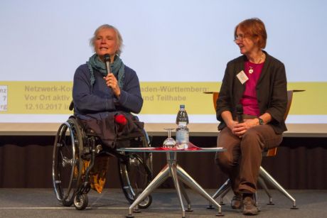 Impulsvortrag: Britta Schade (links) und Elvira Martin (rechts)